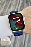 Daniel Klein DKISTE1155 Android/ios Uyumlu Arama Özellikli Siyah Renk Kordonlu Akıllı Kol Saati ve Bluetooth Kulaklık