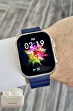 Daniel Klein DKISTE1155 Android/ios Uyumlu Arama Özellikli Siyah Renk Kordonlu Akıllı Kol Saati ve Bluetooth Kulaklık