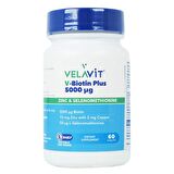 V-Biotin Plus 5000mcg Takviye Edici Gıda 60 Tablet