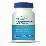 Velavit Coenzyme Q10 With Piperine 30 Kapsül