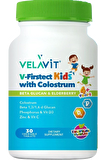 V-Firstect Kids with Colostrum Takviye Edici Gıda(Tropikal Aromalı) 30 Kapsül