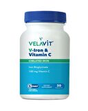 Velavit V-İron & Vitamin C İçeren Takviye Edici Gıda 30 Tablet