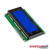 20 X 4 KARAKTER LCD 2004A MODÜL + I2C ARAYÜZ MODÜLÜ