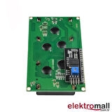20 X 4 KARAKTER LCD 2004A MODÜL + I2C ARAYÜZ MODÜLÜ