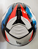 MT Kask Thunder 4sv Valiant A0 Gloss Pearl White - Iç Güneş Vizörlü M