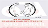 Valeo 562061 Arka Fren Balatası Pabuç Tempra Tipo Punto 5890500