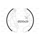 Valeo 562077 Arka Fren Balatası İnce Tip Corsa B Astra F 1605952