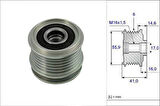 Valeo 588024 Alternatör Kasnağı Bora Caddy II III Transporter T5 Crafter 30 35 Eos Golf IV V VI Jetta II Iv 38903119