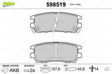 Valeo 598519 Fren Balatası Arka Mitsubishi Pajero 90-01 MB858380