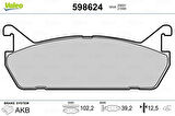 Valeo 598624 Arka Fren Balatası Disk Mazda 323 92-93 449287101000