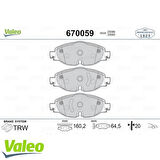 Valeo 670059 Ön Fren Balatası A3 Golf VII Leon Octavia 1.2 1.4 1.8TFSI 1.6 2.0TDI 12- 2K5698151A