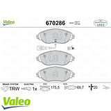 Valeo 670286 Ön Fren Balatası A3 Leon Octavia Golf VII Passat Kodiaq Superb Arteon Tiguan Q2 Q3 Yeni Modeller 7N0698151E