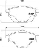 Valeo 670395 Arka Fren Balatası 3008 Iı-308 Iı-5008 Iı-508 Iı-C4 Grand Pıcasso Iı-C5 Aırcross-Ds7-Grandland 13> Dısk Capı 290Mm