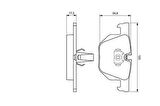 Valeo 670411 Fren Balatası Arka BMW E65 E65 3421675385
