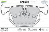 Valeo 670580 Fren Balatası Arka Range Rover 02-09 BMW E53 E83 E45 SFP000120