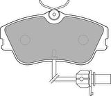Valeo 670814 Ön Fren Balatası 15 Transporter T4 90-03 Kablolu 7D0698151G