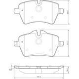Valeo 670925 Fren Balatası Ön Mini R50 R53 John Cooper Works 06-06 R56 R57 R58 R59 Cooper S 34119804735