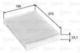 Valeo 715597 Polen Filtresi Freelander 2 L35906 14 R.R Evoque L538 11 19 Discovery Sport L550 14 Jaguar E-Pace 540 17 Volvo XC60 V70 XC70 S80 LR019589