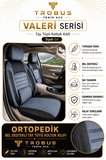 Lada Riva 2107 1985-2000 Uyumlu Valeria Serisi Füme Siyah Bel Destekli Tay Tüyü Koltuk Kılıfı