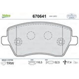 DISK FREN BALATA ON RENAULT CAPTUR (13>)/CLIO III/CLIO GRANDTOUR (08>)/CLIO IV/KANGOO/KANGOO EXPRESS (13>)/LOGAN I/MEGANE IV/MODUS/DACIA DOKKER/DOKKER