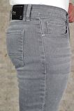 Erkek Gri Slim Fit Dar Kesim Esnek Likralı Denim Jeans Kot Pantolon HLTHEVALGREY-A