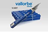 Vallorbe 5/32 Motorlu Testere Eğesi 4.0 mm 12 Adet - Tabanca Eğe