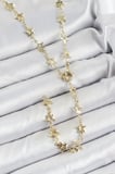 Pirinç Gold Renk Yıldızlı Kadın Y Kolye - TJ-BKO10301