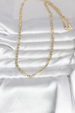 CM 14K Gold Renk Lazer Kesim Zincirli Model 60 cm Kadın Kolye - TJ-BKO10981