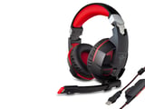 G59 Gaming Kulaklık Usb 7.1 Ps4 Uyumlu Led - Siyah Kırmızı
