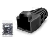 Rj45 Konnektör Papuç - 100 Adet Siyah / Ekonomik Poşet Paket ND2429