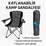 KATLANIR KAMP SANDALYESİ İKİLİ