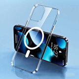 Vendas iPhone 14 Pro (14 Pro Uyumlu) Tacsafe Wireless Destekli Hard Silikon Kılıf