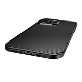 Vendas iPhone 14 Pro Uyumlu Karbon Fiber Tasarımlı Kamera Çıkıntılı Darbe Dirençli Kılıf
