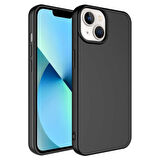 Vendas iPhone 14 Uyumlu (iPHONE 14) Lansman Kadife Dokulu Fit Premium Kılıf + 5D Cam Ekran Koruyucu