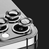 Vendas iPhone 14 Pro Uyumlu Lins Serisi Renkli Kamera Lens Koruyucu
