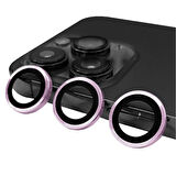 Vendas iPhone 14 Pro Uyumlu Lins Serisi Renkli Kamera Lens Koruyucu