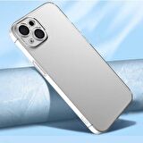 Vendas iPhone 14 Uyumlu (iPhone 14) Kamera Korumalı Soft Şeffaf Silikon Kılıf + Seramik Nano Ekran Koruyucu