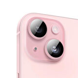 Vendas iPhone 15 Plus Uyumlu Gorilla Serisi Exclusive Safir Cam Kamera Lens Koruyucu 2 Adet Set