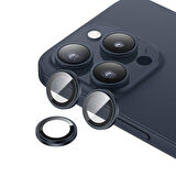Vendas iPhone 15 Pro Uyumlu Gorilla Serisi Exclusive Safir Cam Kamera Lens Koruyucu 2 Adet Set