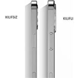 Vendas Apple iPhone 14 Pro Fora Serisi Kamera Korumalı Şeffaf Silikon Kılıf