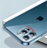 Vendas iPhone 14 Pro Fora Serisi Kamera Korumalı Şeffaf Silikon Kılıf + Cam Ekran Koruyucu
