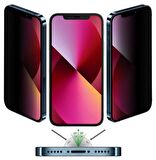 Vendas iPhone 13 Pro Max Uyumlu Davin Serisi Privacy Hayalet Özellikli Gizleyen Parlak Seramik Nano Ekran Koruyucu