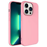 Vendas iPhone 14 Pro Uyumlu (14 Pro) W-Lansman Serisi İçi Kadife İpek Dokulu Lansman Kılıf + Kamera Lens Koruyucu