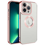 Vendas iPhone 14 Pro Max Uyumlu (14 Pro Max) Omega Serisi Kamera Korumalı Logo Gösteren Fit Kılıf