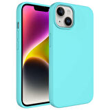 Vendas iPhone 14 Uyumlu ( iPhone 14 ) Kivi Serisi Water Tecnology Kamera Çıkıntılı Silinebilir Pastel Colour Sert Silikon Kılıf