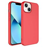 Vendas iPhone 14 Plus Uyumlu (14 Plus) W-Lansman Serisi İçi Kadife Yumuşak Dokulu Lansman Kılıf + Seramik Nano Ekran Koruyucu