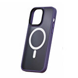 Vendas iPhone 14 Pro Uyumlu (14 Pro) Hybrid Magsafe Wireless Şarj Destekli Magic Smooth Silikon Kılıf