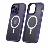 Vendas iPhone 14 Pro Uyumlu (14 Pro) Hybrid Magsafe Wireless Şarj Destekli Magic Smooth Silikon Kılıf