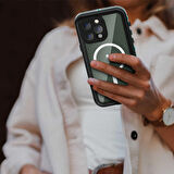 Vendas iPhone 14 Pro Max Uyumlu (14 Pro Max) Water Proof Su Altı Kullanımına Uygun Su Geçirmez Koruyucu Kılıf