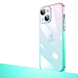 Vendas iPhone 14 Uyumlu ( iPhone 14 ) Senkron Serisi Parlak Renk Geçişli Kamera Korumalı Magic Kılıf
